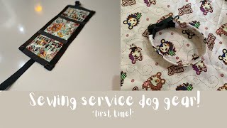Sewing Service dog Gear!