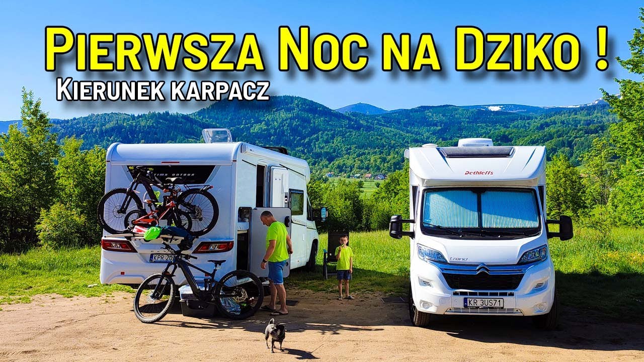 Jedziemy Do Karpacza na Camp66 - Pierwsza Noc na Dziko !
