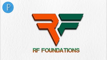 RF LOGO DESIGN IN PIXELLAB | D4 DESIGNS