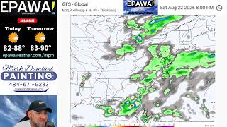 Tuesday August 18th 2026 forecast