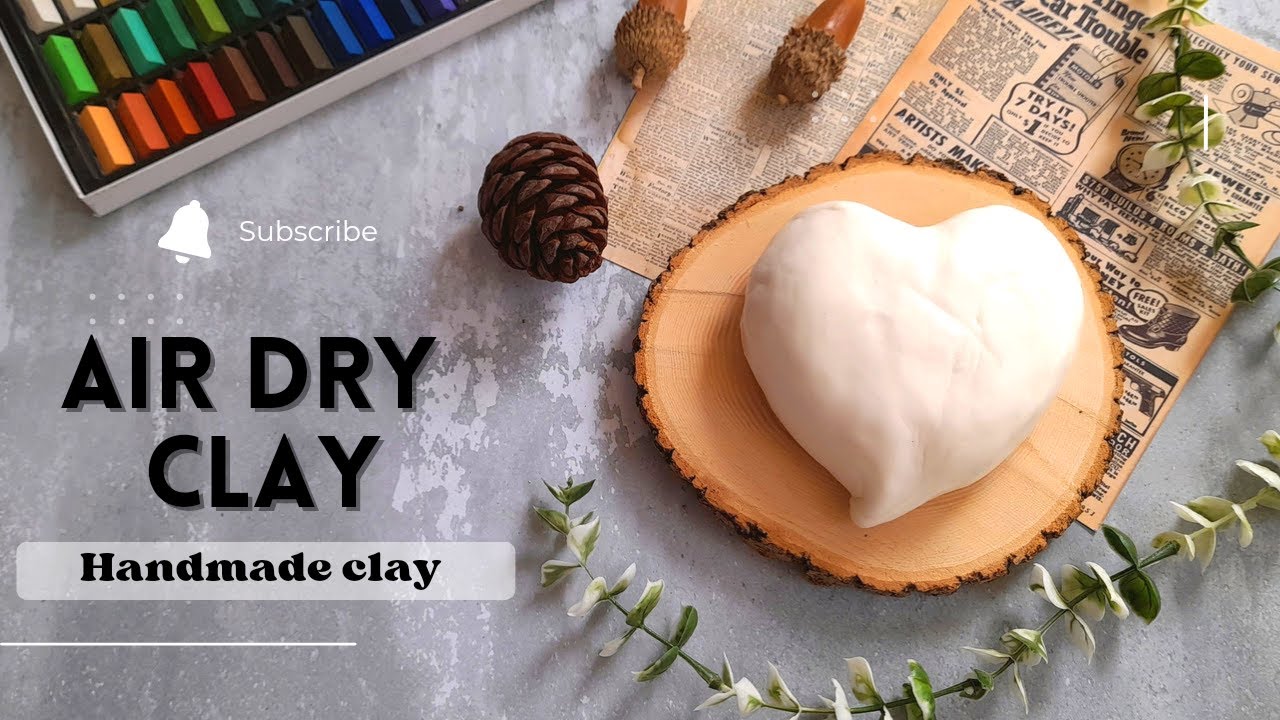 Best Homemade Air Dry Clay Recipe Cold Porcelain Clay DIY Homemade
