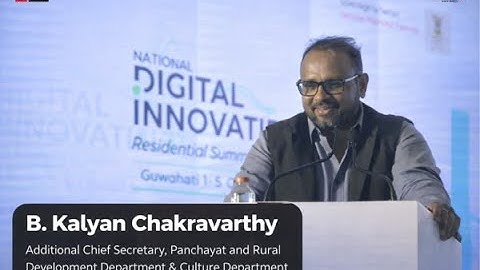 Keynote by B. Kalyan Chakravarthy | National Digital Innovation Residential Summit 2025