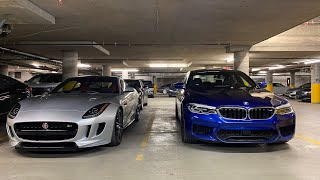 BMW M5 F90 vs. F-Type R Stage 2
