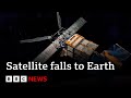 Pioneering European ERS-2 satellite falls to Earth over Pacific | BBC News