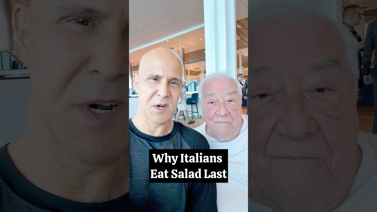 Why Italians Eat Salad Last!  #drmandell #italian #salad #food