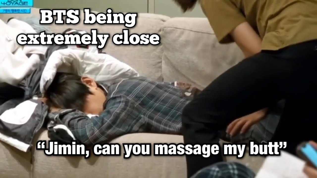 bts being touchy and close