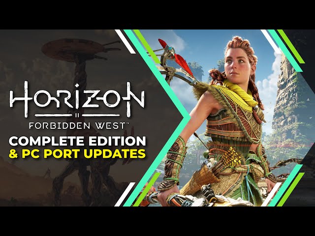 Horizon Forbidden West Complete Edition and PC Updates 