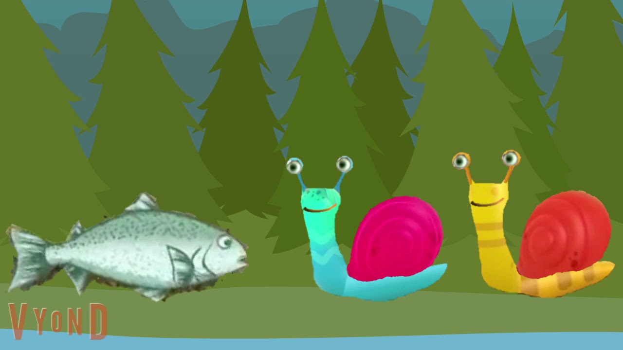 Mr Snail episode 35 Salmon fish YouTube