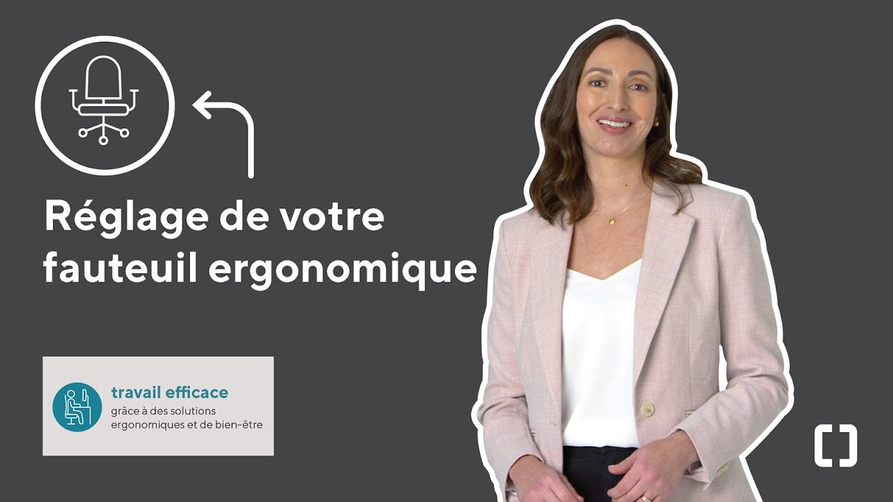 Comment régler un fauteuil de bureau ergonomique | Travail efficace | Bureau en Gros