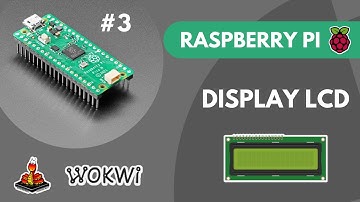 DISPLAY LCD 16X2 - I2C I RASPBERRY PI PICO - MICROPYTHON I CODIGO COMPLETO I WOKWI #3