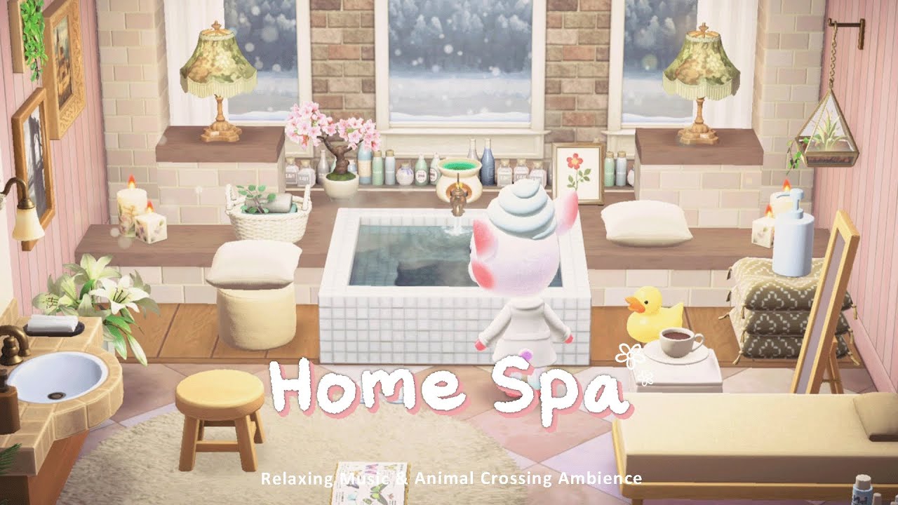 Home Spa 🛁 Smooth Jazz Chillhop for Studying & Reading | Animal Crossing Ambience