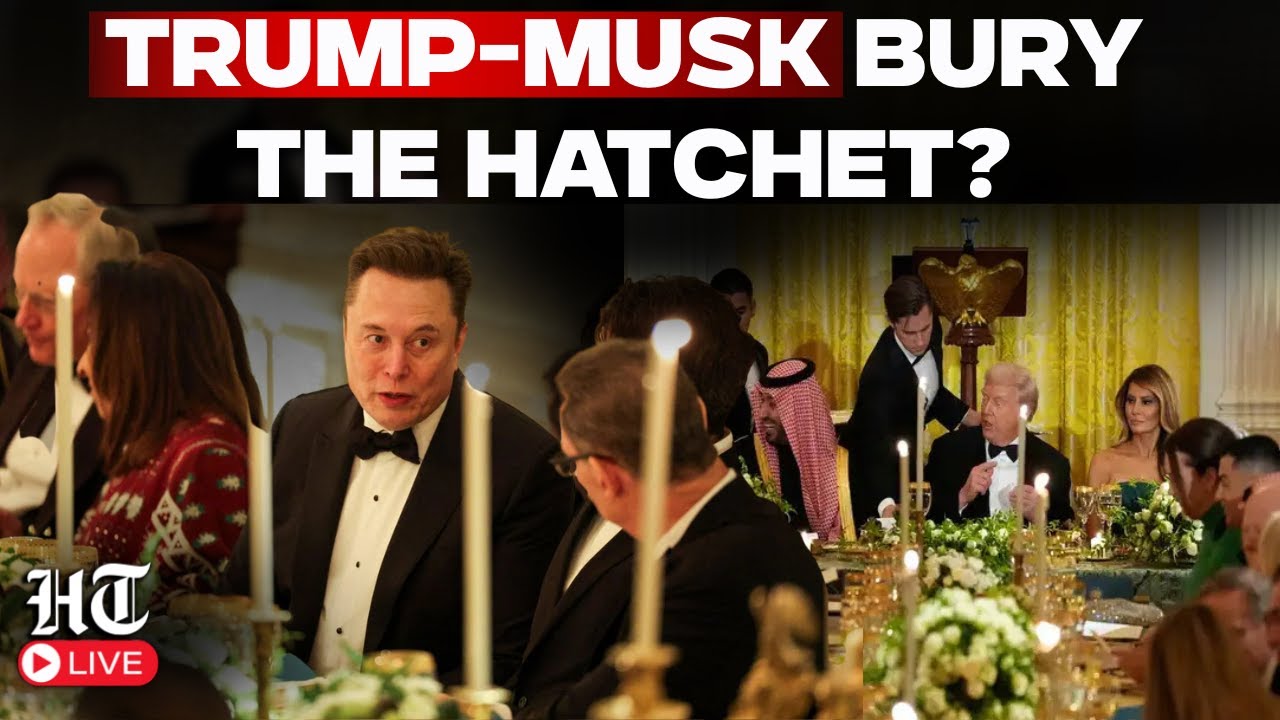 LIVE: Elon Musk SPOTTED At The White House In First Appearance Since Feud With Trump | USA News LIVE