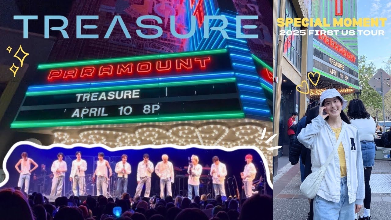 I SAW TREASURE LIVE 🥹💎 | 2025 FIRST US TOUR [SPECIAL MOMENT] concert vlog ✨