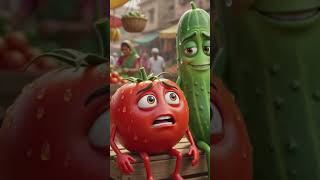 Aiटमाटर खीरा प्याज गर्मी के बारे मे बात करते हुए #shorts #trending #summer #youtube #aivideo #comedy