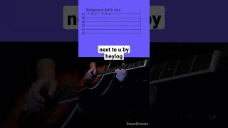 Video-Miniaturansicht von „next to u by heylog- Acoustic Guitar Tab #shorts“