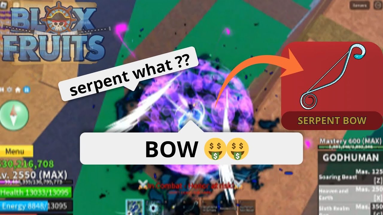 Serpent Bow Makes you ALWAYS WIN in PVP「Godhuman + Portal + Serpent Bow 」