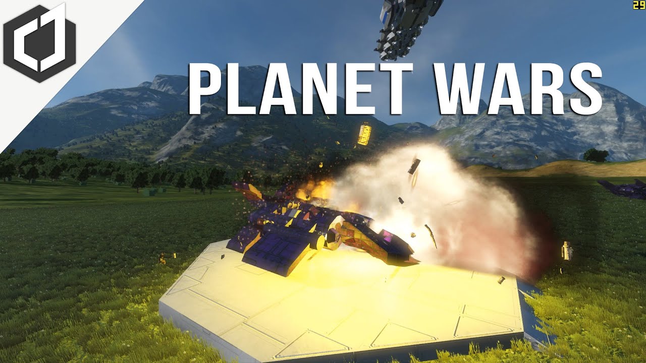Space Engineers | PLANET WARS - EP 17 | Saving Friends - YouTube