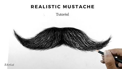 How To Draw Mustache | Easy Tutorial For Beginners