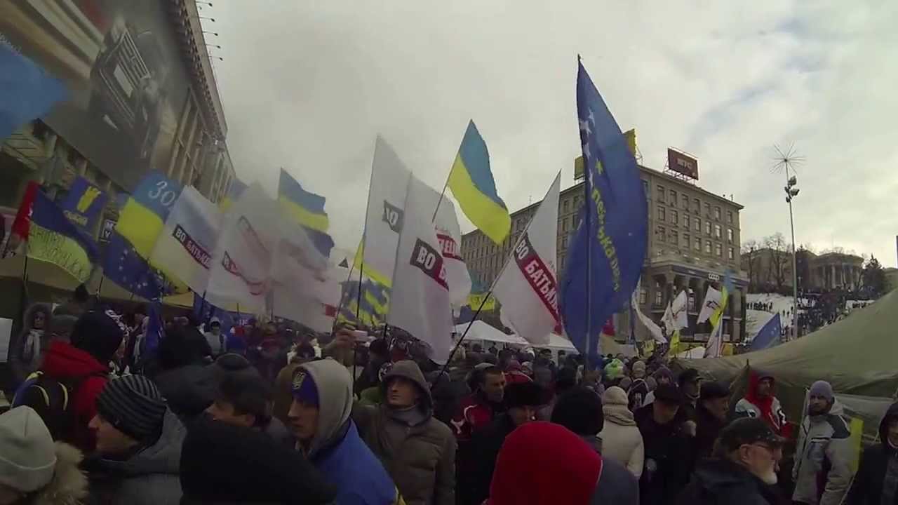 Уровень самоорганизации протестующих на Майдане впечатлил журналиста TUT.BY