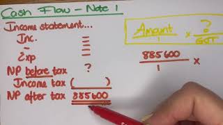 Grade 12 Cash Flow NOTE 1