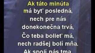 Desmod + Lucia Nováková - Posledná minúta (karaoke z www.karaoke-zabava.cz)