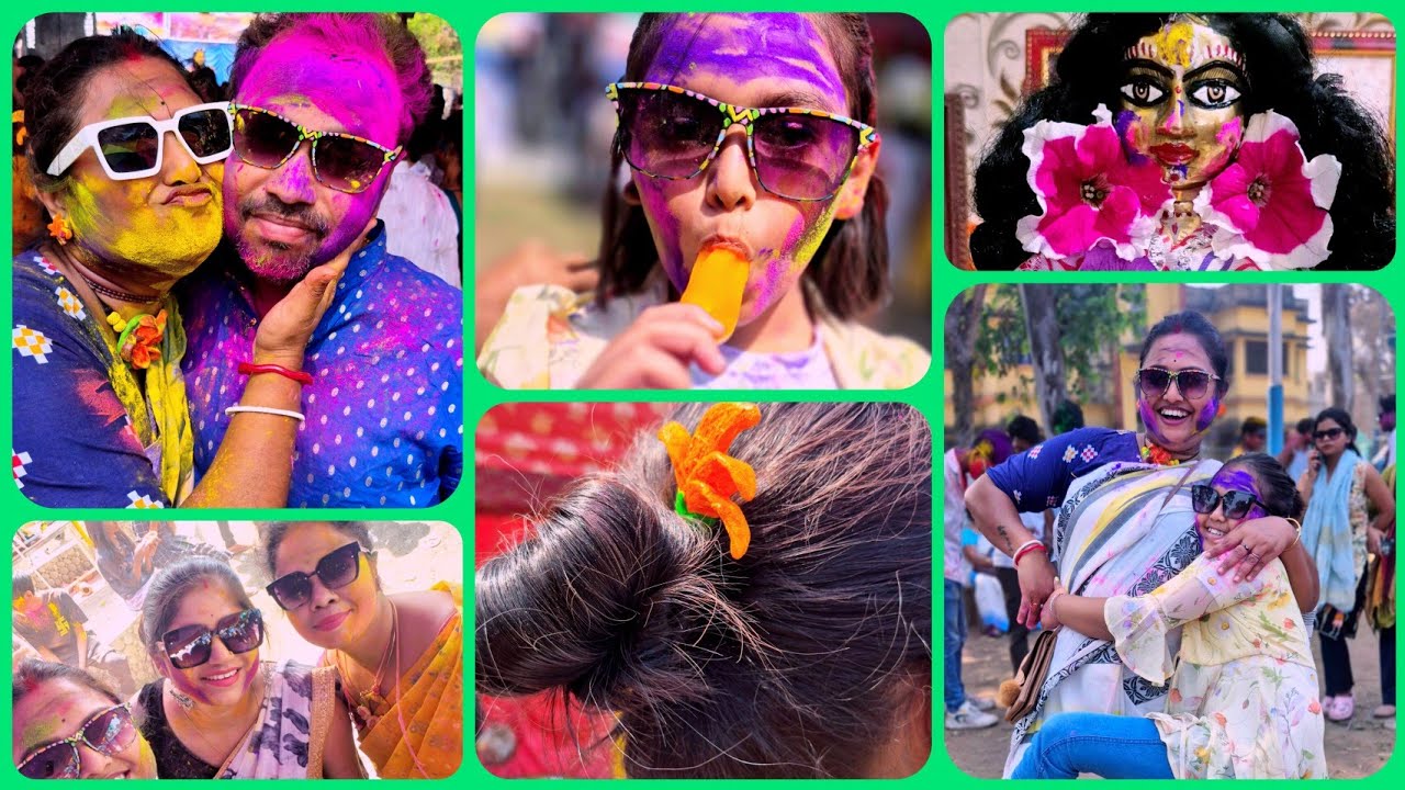 বসন্ত উৎসবে বাসন্তী রঙের শাড়ী দিলাম তাও দিদিভাইয়ের পছন্দ হলো না।।#bengalvlogger #lifestylevlog #holi