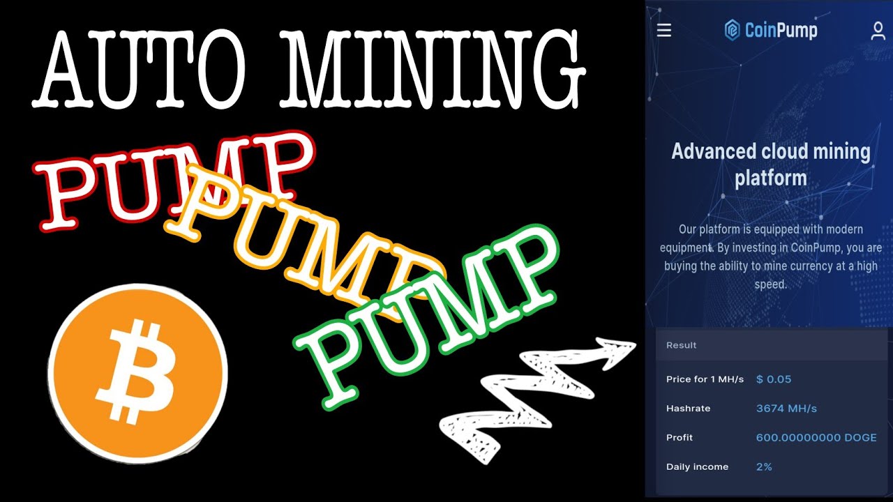 Mining Crypto ....Tercepat 2021. COIN PUMP.