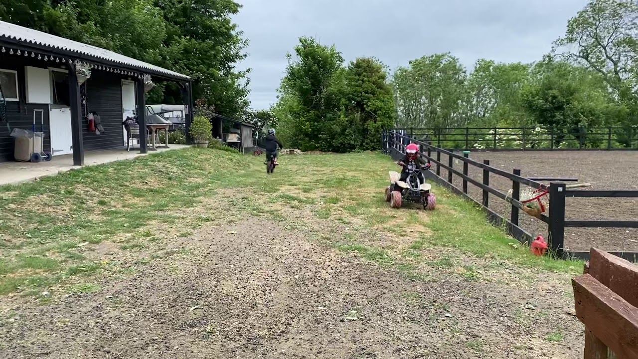 Speed test on mini Moto