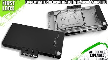 EK-Quantum Vector² Strix/TUF RTX 4090 D-RGB Water Block Launched - Explained All Spec, Features