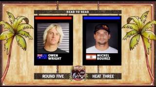 Round 5, Heat 3 - Owen Wright vs Michel Bourez