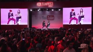 Gusta Stockler e Kefera @ YouTube FanFest Brasil 2015