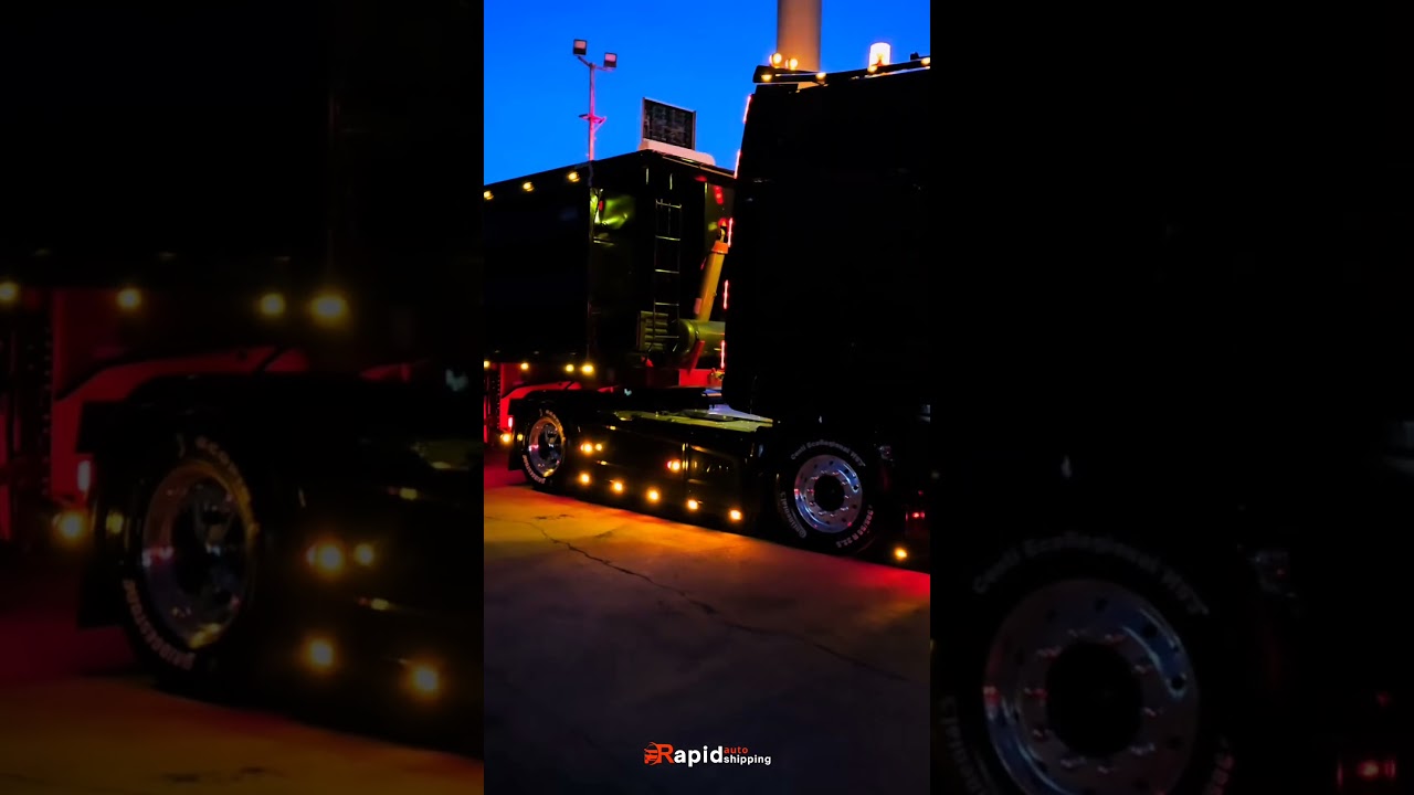 Car Shipping | Experience the speed and precision of Rapid Auto Shipping.🌐🖤