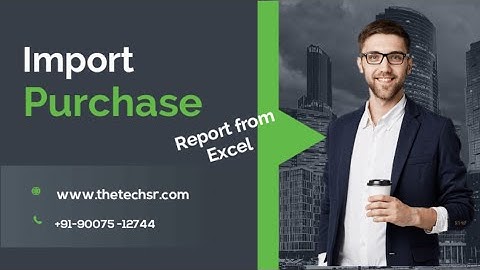 Purchase Import from excel ,csv Format in  margerp  hindi software information