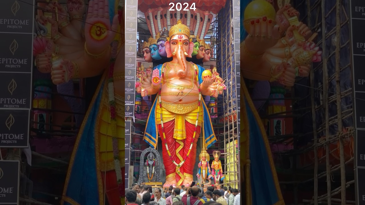 Khairatabad Biggest Ganesh Idol 2024 |70”feet Ganesh idol Khairatabad Hyderabad 2024