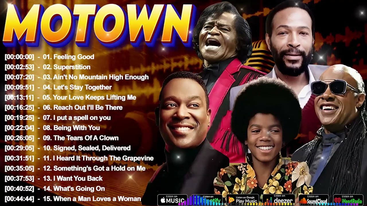 Best Motown Hits of All Time 🎶 Marvin Gaye, Smokey Robinson, James Brown | Soul Legends Collection
