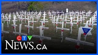 Field of Crosses Installation Moves Volunteers