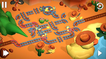 Train Maze Track Puzzle Game | Tiny Convoys | Android Gameplay #581