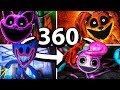 360° Poppy Playtime ALL JUMPSCARES CHAPTER 1 2 &amp; 3