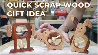 Scrap Wood Gift Idea  Brothers Make Quick Rattle Project