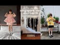 Singapore vlog  starting a clothing line singapore outfits christmas party food  bar