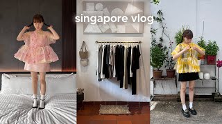 Singapore Vlog | starting a clothing line, Singapore outfits, Christmas party, food & bar