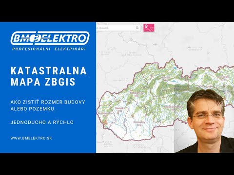 Katastralna mapa ZBGIS - Ako zistiť rozmer budovy alebo pozemku