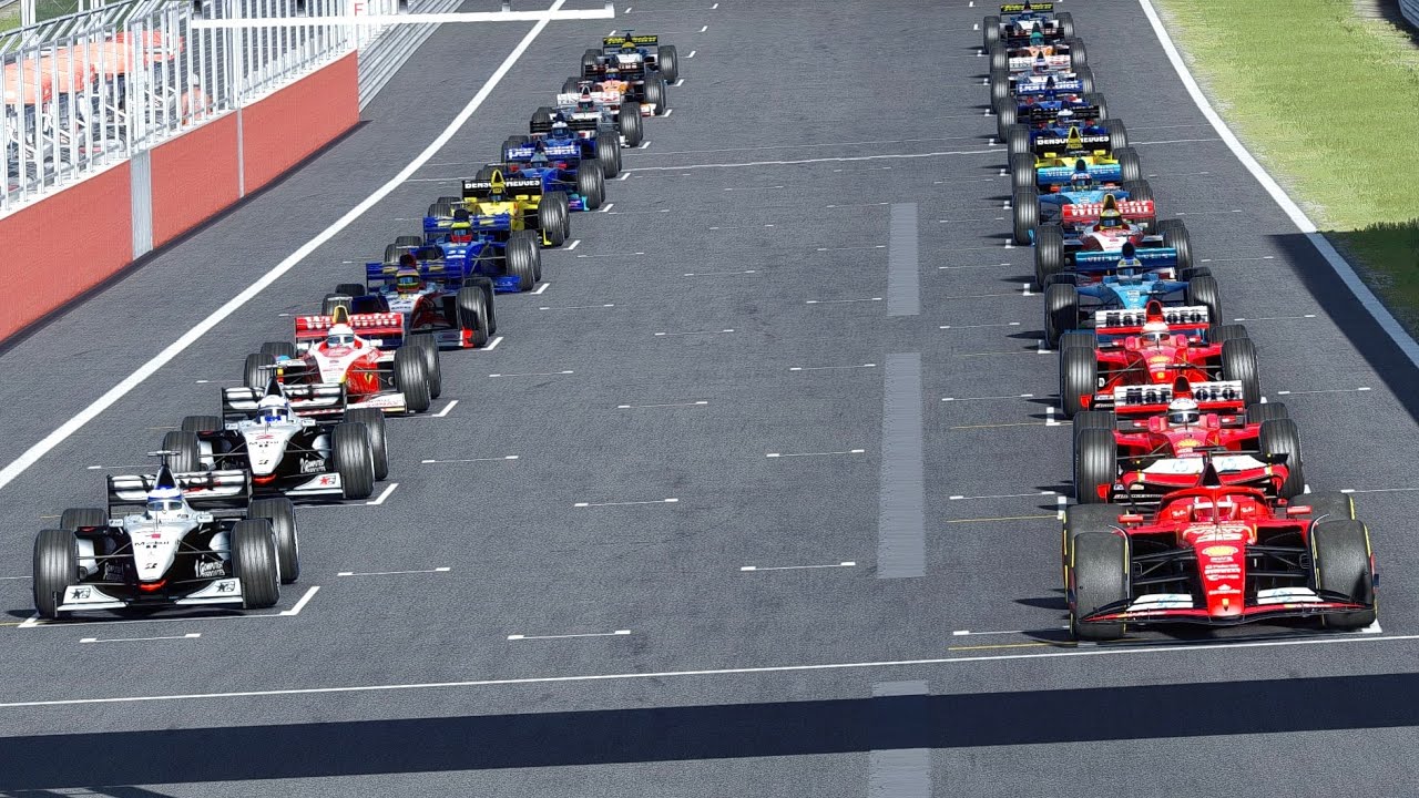 Ferrari F1 2024 vs All 1999 F1 Cars - Spa Francorchamps