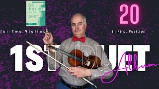 First Duet Album for Two Violins - Duet no. 20 by Mazas - Duo de Concert