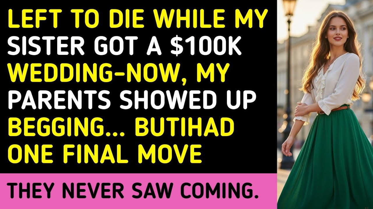 LEFT TO DIE WHILE MY SISTER GOT A $100K WEDDING-NOW, MY PARENTS SHOWED UP BEGGING... BUTIHAD ONE FIN
