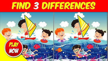 CAN YOU SPOT 3 DIFFERENCES?  | Emoji Find the Difference / Spot the Difference / Variety #6 |
