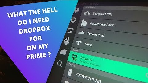 Denon Dj Prime Dropbox? - Read Description