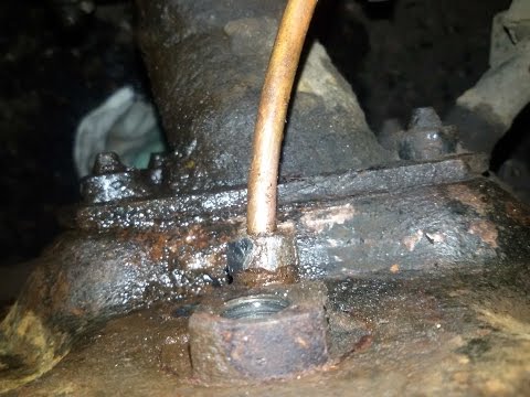 Замена трубки тормозной задней Daewoo Matiz с слизаными гранями