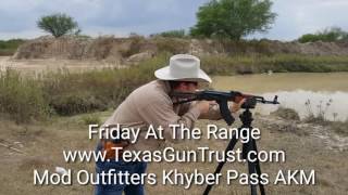 Texas NFA Gun Trust:  Mod Outfitters Khyber Pass AKM