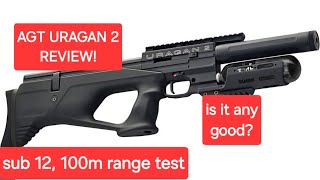 Ep 10 AGT URAGAN 2 SUB 12 177 AIRGUN REVIEW 100M RANGE TEST BULLPUP CARBON